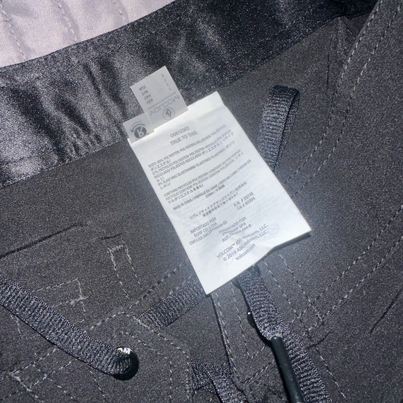 Volcom Charcoal Drawstring Shorts - Picture 2 of 4